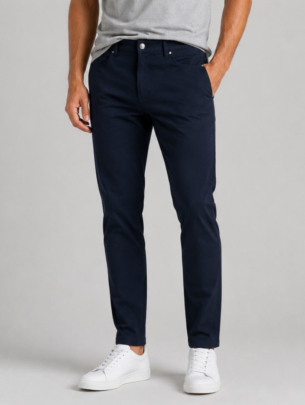 Lululemon ABC Slim 5 Pocket Warpstreme Pants Mens 32 True Navy Stretch